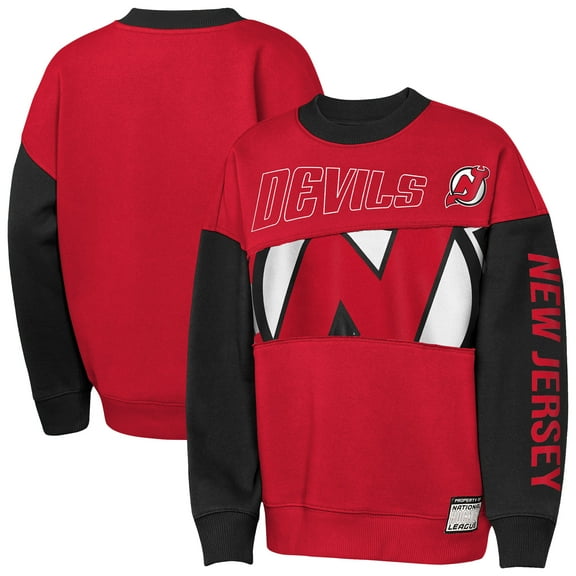 Youth Outerstuff  Red/Black New Jersey Devils Impact Player Sweatshirt