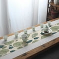 thumbnail image 4 of Leaf Pattern Printing Table Runner luxury Kitchen Dinner Table Cover Wedding Party Decor Cotton Linen Tablecloth, 4 of 4