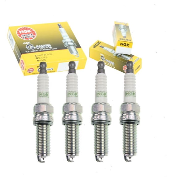 4 pc NGK G-Power Spark Plugs compatible with Honda Crosstour 2.4L L4 2012-2015
