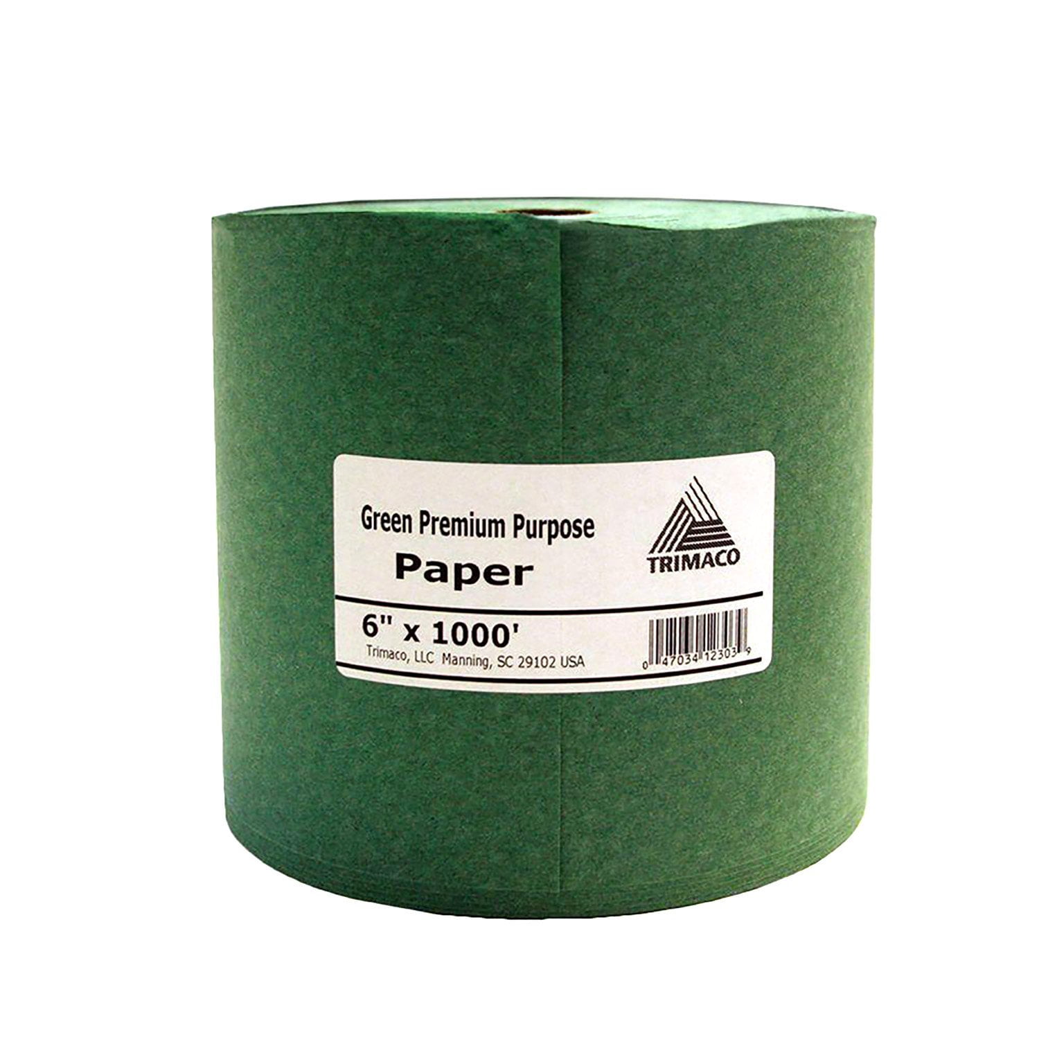 Trimaco GL6 Green Premium General Purpose Masking Paper, 6inch x 1000feet, 500 SQ FT Walmart