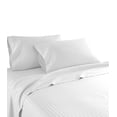 thumbnail image 3 of Home Sweet Home Dream LifeStyle Luxury Hotel Stripe 4-Piece 1200 Thread Count White Stripe 100% Egyptian Cotton Sateen Sheet Set, Queen – Deep pocket, 3 of 5