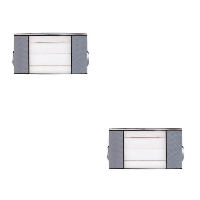 Guardoinrt Sturdy Construction And Large Capacity In Clothes Storage Bag Well Organized grey M 2Set
