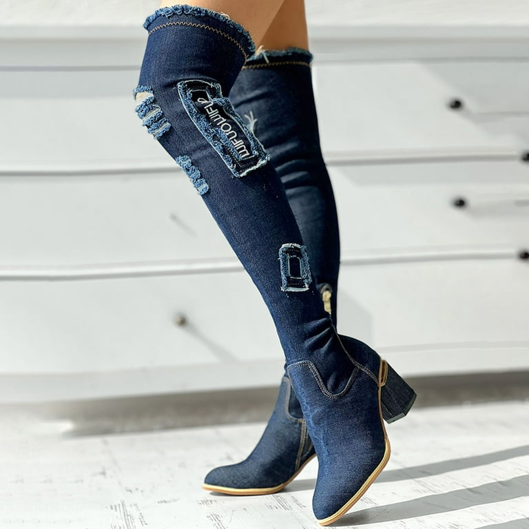 Slim leg knee boots new arrivals