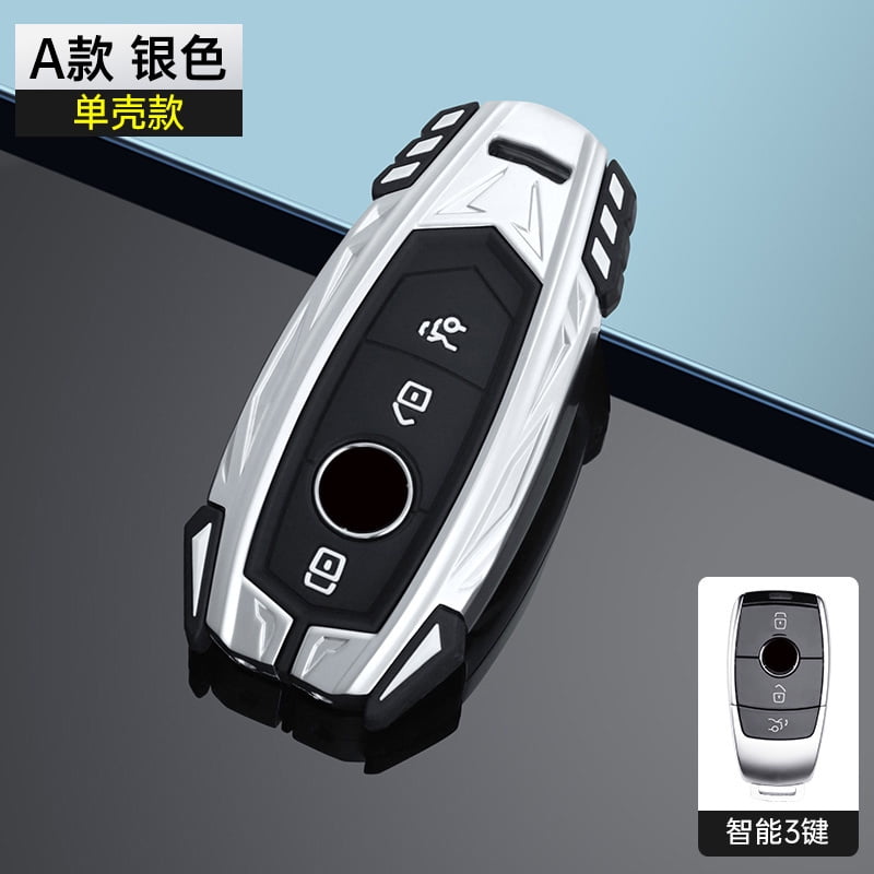 Car Key Fob Case Cover Protector For Mercedes Benz E C G M R S Class W204 W212 W176 GLC CLA GLA AMG Car Accessories Keychain