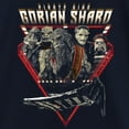 thumbnail image 2 of Girl's Star Wars: The Mandalorian Pirate King Gorian Shard  Graphic Tee Navy Blue Small, 2 of 4
