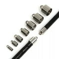 thumbnail image 2 of U8MO Stainless Steel 10pcs Crimp Bead Cord End Caps fit Jewelry Bracelet Making-8x4.5mm, 2 of 4