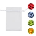 thumbnail image 2 of SDFGTstore 50Pcs Reusable Fruit Netting Bags for Fruits Trees Strawberries Grape Vegetables, 2 of 13