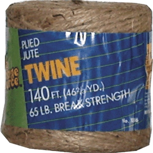 1006Wa 3ply 140' Tube Natural Jute Twine