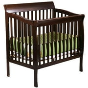 Delta - Riley 2-in-1 Mini Crib, Dark Cherry