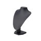 thumbnail image 2 of Expositor de joyas, soporte para collar, joyería elegante, busto, maniquí, colgante, organizador, soporte, pendiente, estante de almacenamiento Ropa, zapatos y accesorios Miscelánea Cuero Negro21x15 Jumpingount AP017449-02, 2 of 6