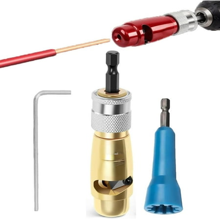 

Convenient and multifunctional wire stripping and twisting tool for DIY enthusiasts - Must-have kitchen sink crimper with drill attachment - Electrical wiring stripper - Ideal for all siz