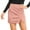 Pink, variant on Women's High Waist Suede Zipper Short Skirt Autumn Winter Solid Hip Wrap Skirt