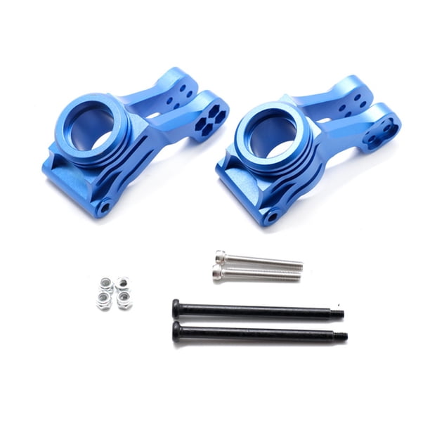 Ounissouiy Actualización de soporte de bujes de rueda trasera, Kit de nudillo de dirección de aleación de aluminio, portador de buje impermeable, brazo Kits de construcción modelo Azul Ounissouiy FN011854-02