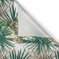 thumbnail image 4 of Ambesonne Jungle Foliage Valance Pack of 2, Long Leafy Plants, 54"X18", Fawn Tan, 4 of 5