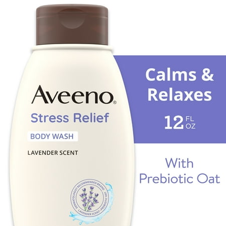 UPC 381370039556 product image for Aveeno Stress Relief Relaxing Oat Body Wash  Lavender Scent  12 fl. oz | upcitemdb.com