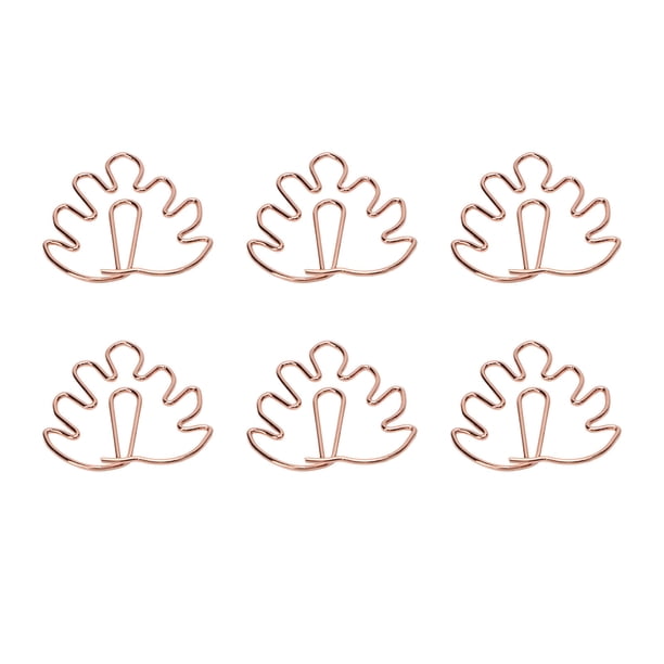 Clips de papel antideslizantes, 100 piezas de clips de papel metálicos, clips de papel lindos, clips de papel hechos para durar
