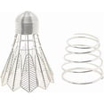 thumbnail image 2 of 1pc Metal Organizer Pencil Holder Fancy Badminton Shaped Pen Holder, 2 of 5
