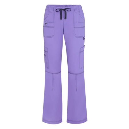 

adar pop-stretch junior fit low rise multi pocket straight leg pants tall - 3100 - lavender - 2x