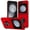 Red, variant on For Samsung Galaxy Z Flip 6 Case Rubberized Matte Magnetic Ring Stand Hybrid