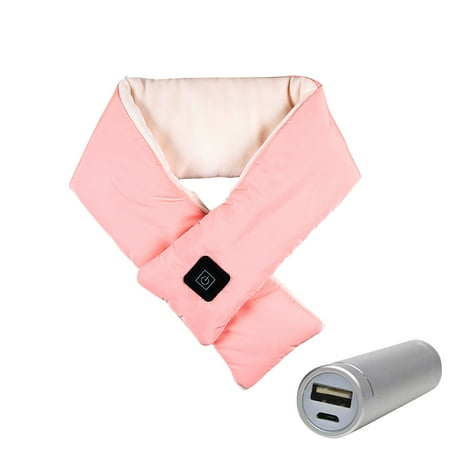 

Dadaria Heated Neck Wrap USB Smart Charging Neck And Shoulder Winter Cold Protection And Warm Heating Men And Women Scarf Pink One Size Unisex