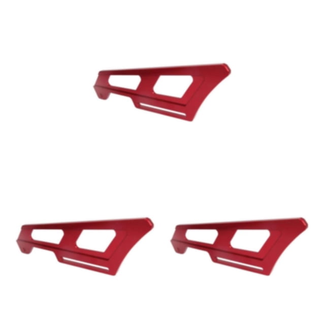 mmirethe Rear Chain Guard Side for KLX140L 230L DRZ400 KLX140G Red 9.8x3.94 Inch 3Set
