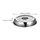 thumbnail image 5 of GOOHOCHY 3 uds tapa de Metal redonda Universal tapas de acero inoxidable tapa de comida cubiertas de comida occidental cubiertas de carne, 5 of 7