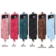 thumbnail image 2 of Frosted Skin-friendly Shockproof Leather Wallet Case Compatible Samsung Galaxy Z Flip 4 With Card Slot, 2 of 3