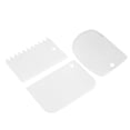 thumbnail image 1 of Espátula para Herramienta para Hornear Fondant Cortador Suave para Pasteles para (blanco) 3 Uds., 1 of 6