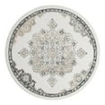 thumbnail image 3 of Unique Loom Parker Collection Area Rug - Kokulu (5' Round Ivory/Beige), 3 of 7