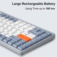 thumbnail image 3 of Clavier, Profil 15 5 84 Bt5.0 Commutateurs Type-c Profil Bas 15 3 75 % Bas 75 % Profil Bas Outemu Tablette Portable 15 5 Tablette Bt5.0 Type-c 3 Dsfen Eryue 84 avec Tablette, 3 of 7