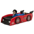 thumbnail image 4 of Delta Children Lit pour Tout-Petit et Lit Simple Voiture de Course Grand Prix - Rouge, 4 of 5