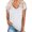 White, variant on Women's Classic Fit T Shirts Short Sleeve V Neck Casual Tee Shirt Summer Tops