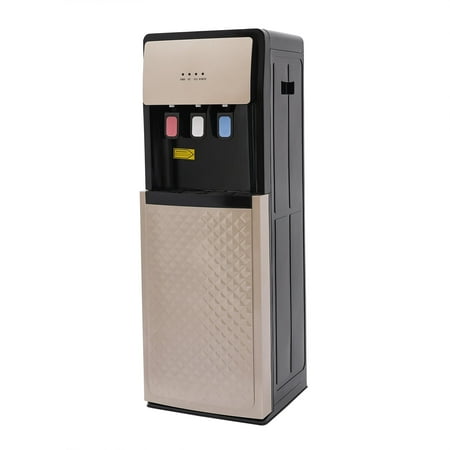 Champaign Gold 5 Gallon Water Dispenser, Bottom Loading Bottom Loading Hot Cold Water Cooler with 3 Temperature Settings, Ideal for Office, Home, Living Room