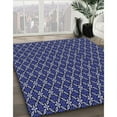 thumbnail image 3 of Ahgly Tapis d'Intérieur Lavable en Machine Carré Transitionnel Bleu, 3 Pieds Carré, 3 of 7
