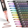 thumbnail image 4 of Magic Sequin Felt Tip Pens, Gift for Girls Ages 4-12, 36 Magic Count, 4 of 4