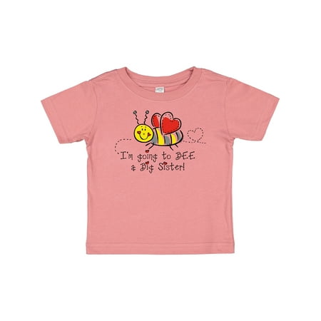 

Inktastic Bee Future Big Sister Gift Baby Girl T-Shirt
