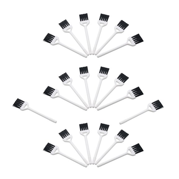 WHAMVOX 20 Pcs Laptop Computer Cleaning Brush 11*2.5CM White