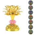 thumbnail image 1 of Lotus Lamp,LED Multicolor Buddhist Lotus Buddhist Lotus Lamp LED Lotus Lamp Quality You Can Trust, 1 of 9
