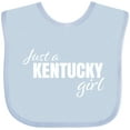 thumbnail image 3 of Inktastic Just a Kentucky Girl Born and Raised Girls Baby Bib, 3 of 4