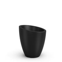 Mayne Modesto 30" x 30" x 34" Round Black Plastic Planter