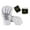 White Skeleton, variant on yotijar Half Finger Boxing Gloves MMA Gloves for Grappling Karate Fighting Muay Thai White Skeleton