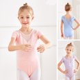 thumbnail image 6 of Emy Dola Short Sleeve Ballet Leotards for Girls Toddler Mesh Leotard with Tutu Skirt Toddler Kids Ballerina Dance Tutu Dress, 6 of 6