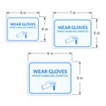 thumbnail image 6 of Classic Framed Plus Wear Gloves When Handling Samples Door or Wall Sign | Hygiene and Safety Signage - Small, 6 of 7
