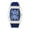Blue; Silver, variant on Men's Luxury Watch with Unique Tonneau Shape, Comfortable Silicone Band, Show your Style with Charles Raymond Design (ST10538 BLK BLK)
