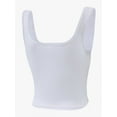 thumbnail image 4 of Women's Square Neck Crop Top Basic Sleeveless Fitted Tank Top Casual Cami, 4 of 5