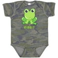thumbnail image 3 of Inktastic Ribbit Cute Green Frog Boys or Girls Baby Bodysuit, 3 of 5