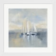 thumbnail image 2 of Morning Sail I Blue by Silvia Vassileva, Framed Wall Art, 19.75W x 19.75H, 2 of 2
