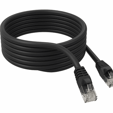 SANOXY Cables and Adapters; 50ft Cat6 550 MHz UTP Snagless Ethernet Network Patch Cable, Black