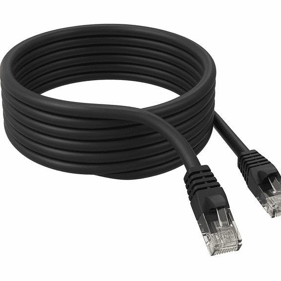 SANOXY Cables and Adapters; 50ft Cat6 550 MHz UTP Snagless Ethernet Network Patch Cable, Black
