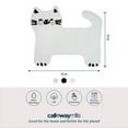 thumbnail image 5 of Calloway Mills 114433032 White Kitty 30” x 32”, 5 of 6